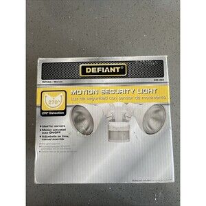 Defiant 270 Degree Outdoor White Motion Security Light Open Box